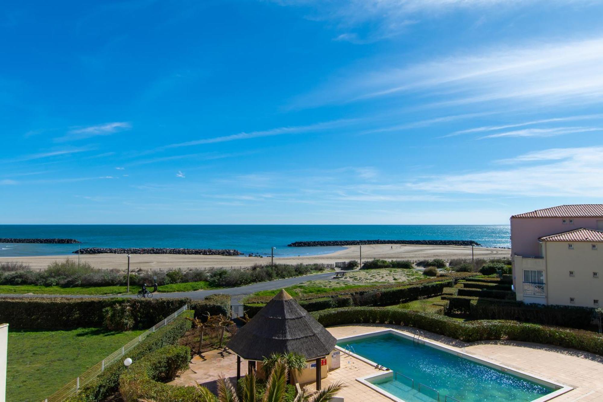 L'Evasion Bleue * Wifi * Bord De Mer * Piscine * Agde Exterior foto